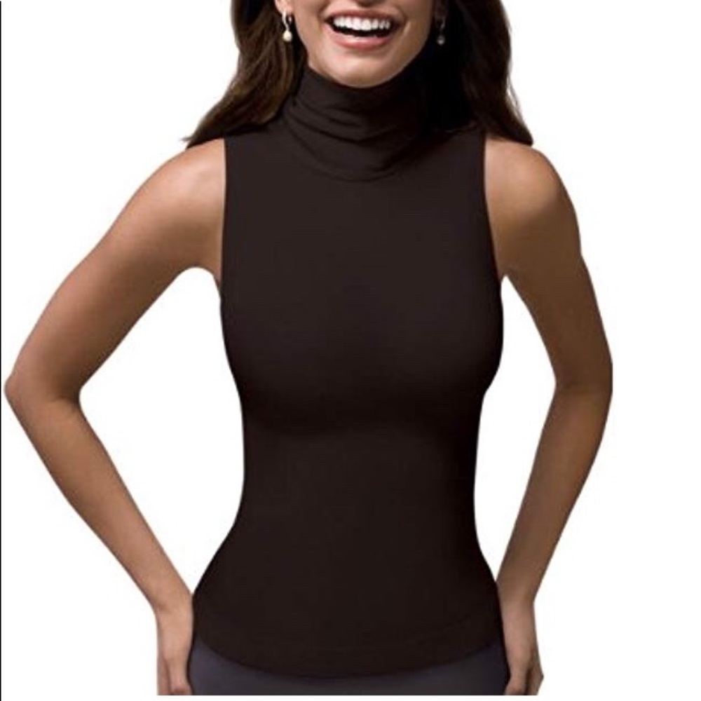 Spanx sleeveless turtleneck sz small